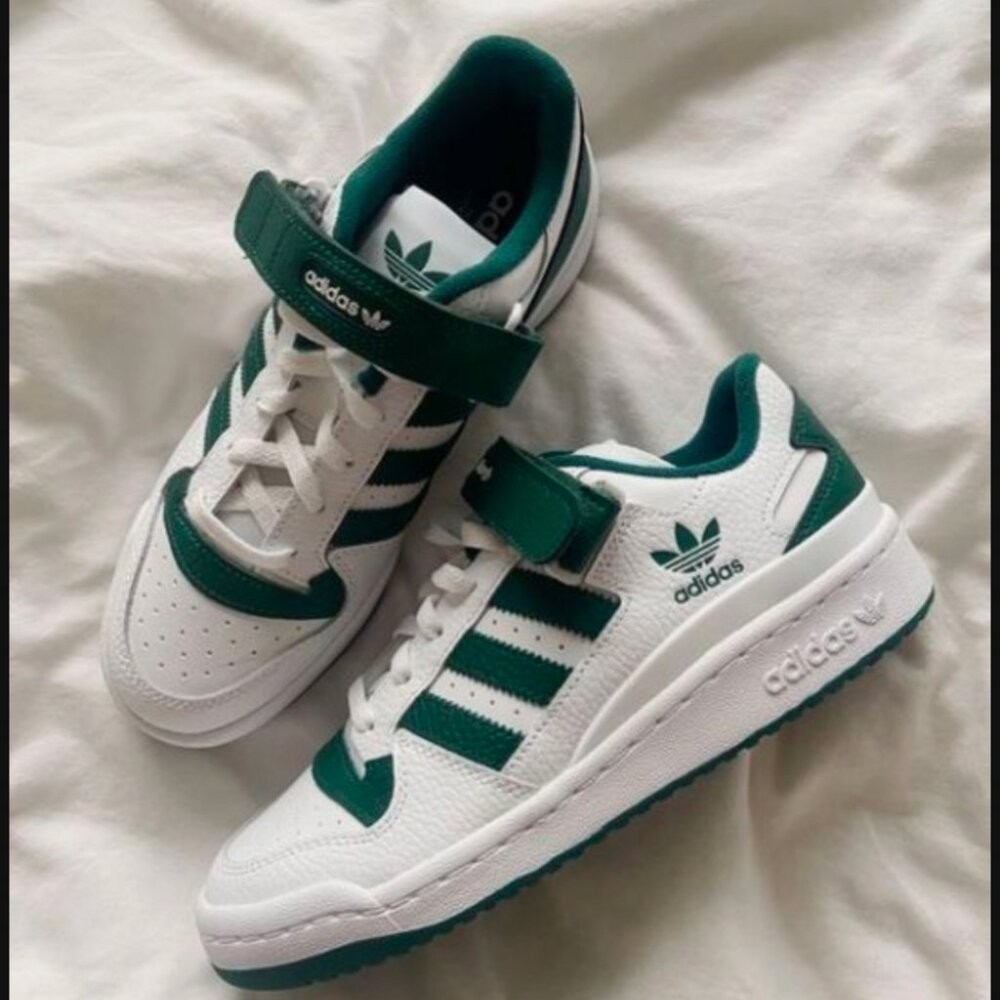 Adidas forum low collegate green